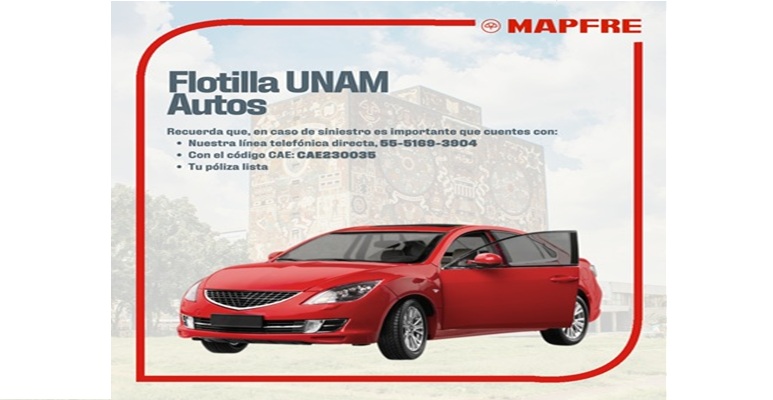 Línea directa aseguradora autos flotilla UNAM