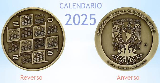 Medalla Calendario 2025